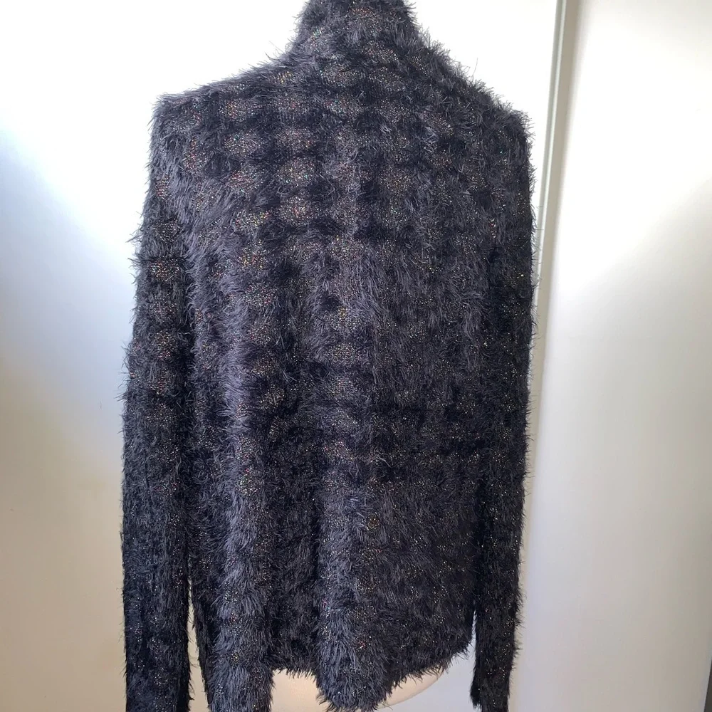 Alfani Eyelash Printed Cardigan Sweater‎